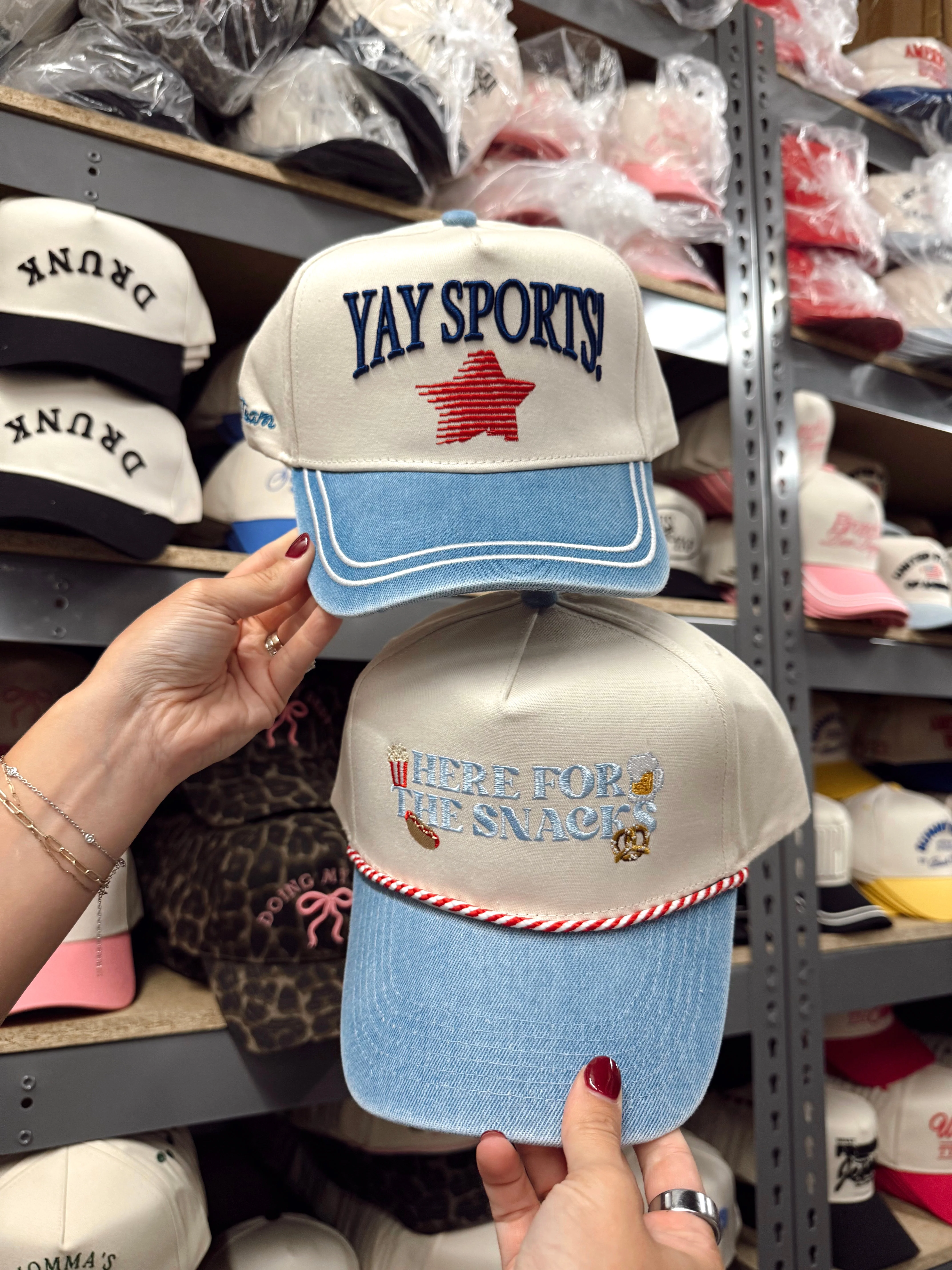 Yay Sports! - Denim Vintage Trucker Hat - Image 7