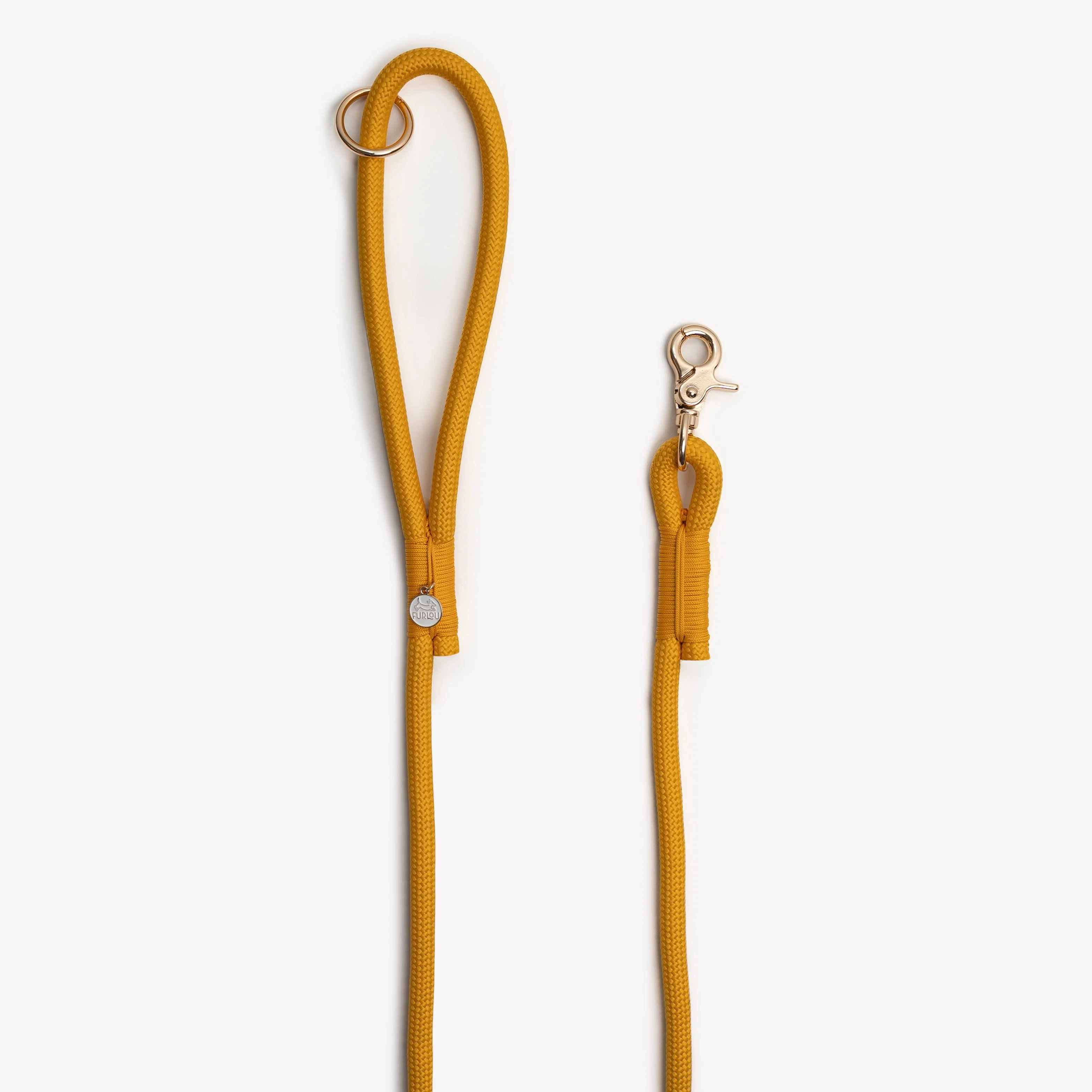 'Yellow' - Braided Rope Leash - Image 2