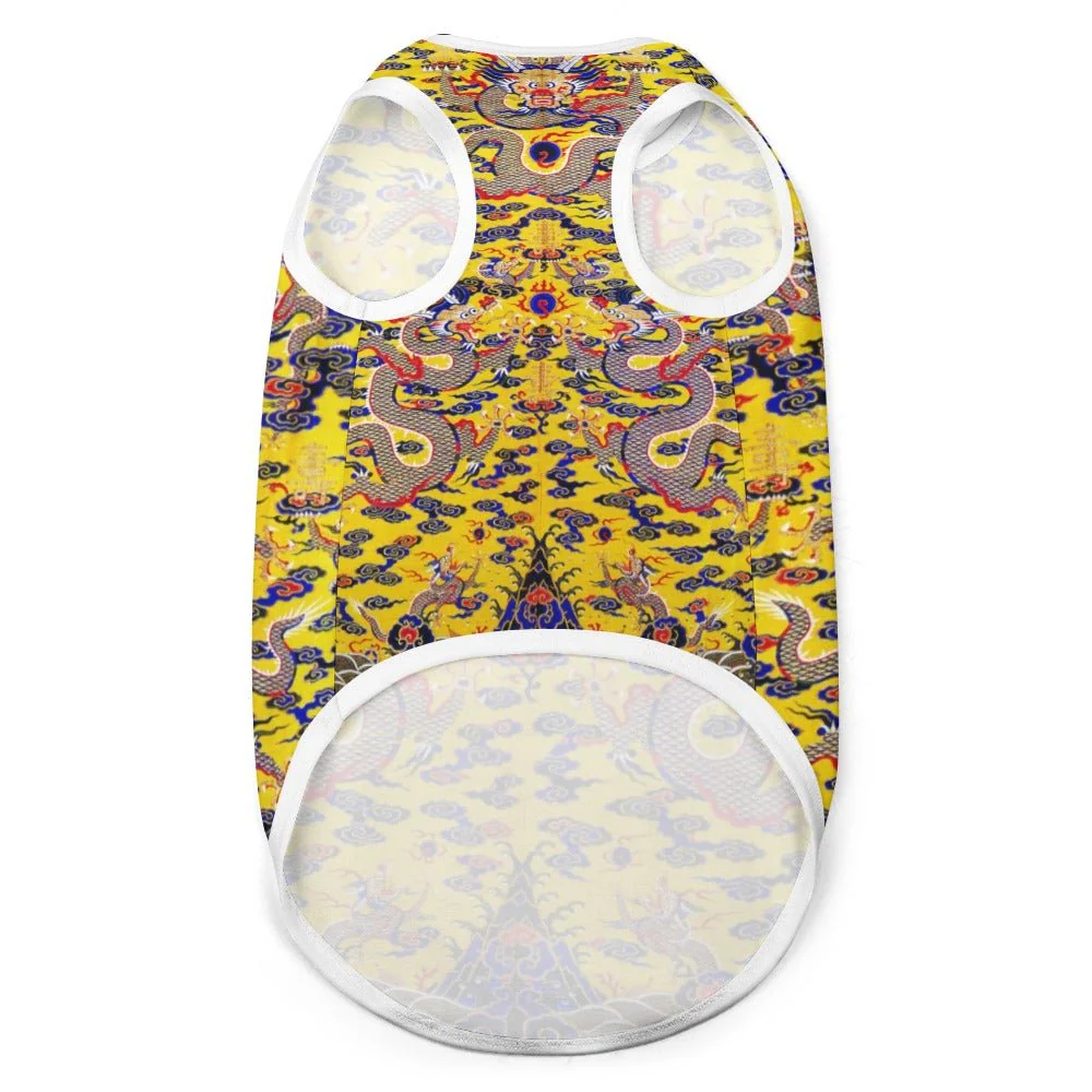 Yellow Imperial Dragon Pet Vest - Image 3