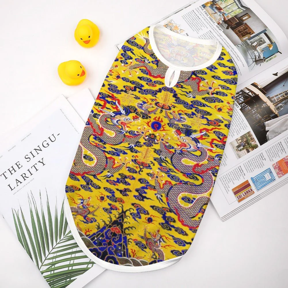 Yellow Imperial Dragon Pet Vest - Image 4