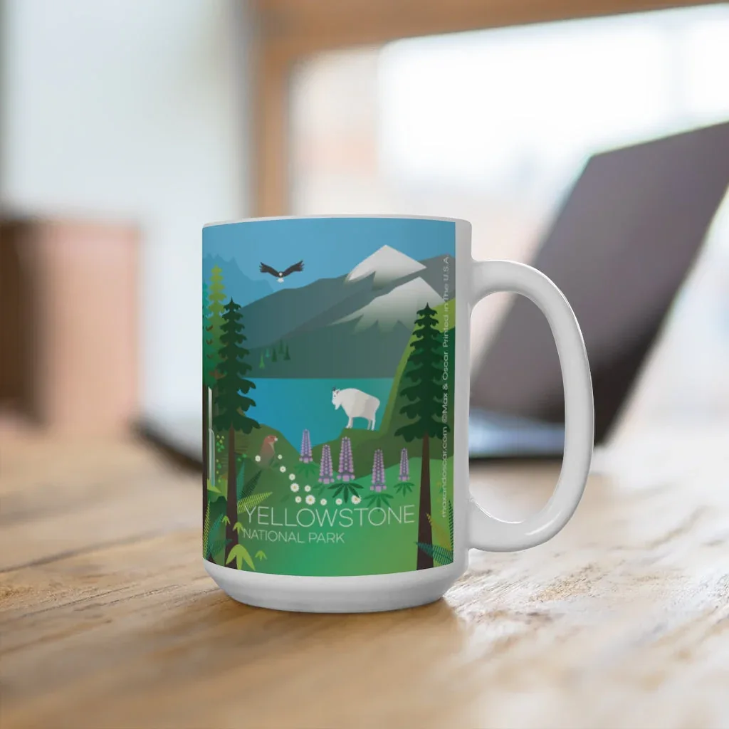 YELLOWSTONE NATIONAL PARK 11 OZ OR 15 OZ CERAMIC MUG - Image 4