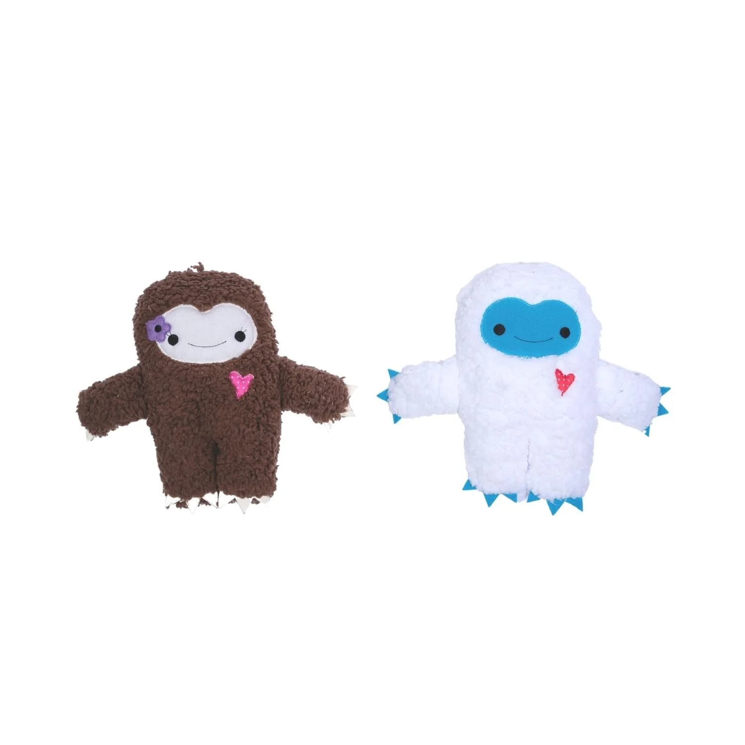 Yeti & Snowman Plush Dog Toy Gift Set – with Squeaker & Crinkle Paper for Fun Play - Image 2