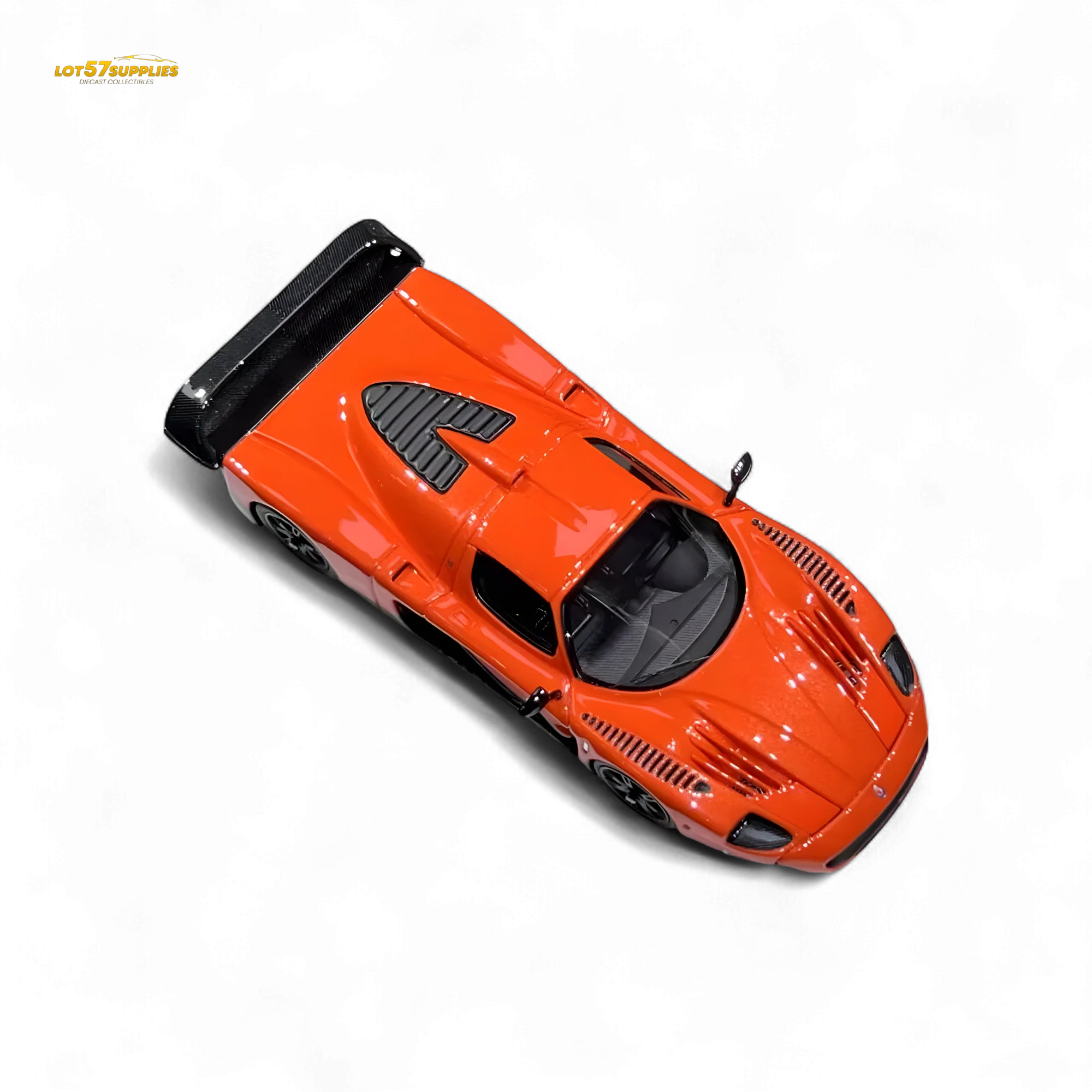 YM Model Maserati MC12 Stradale Corsa 2-Tone Orange 1:64 - Image 8