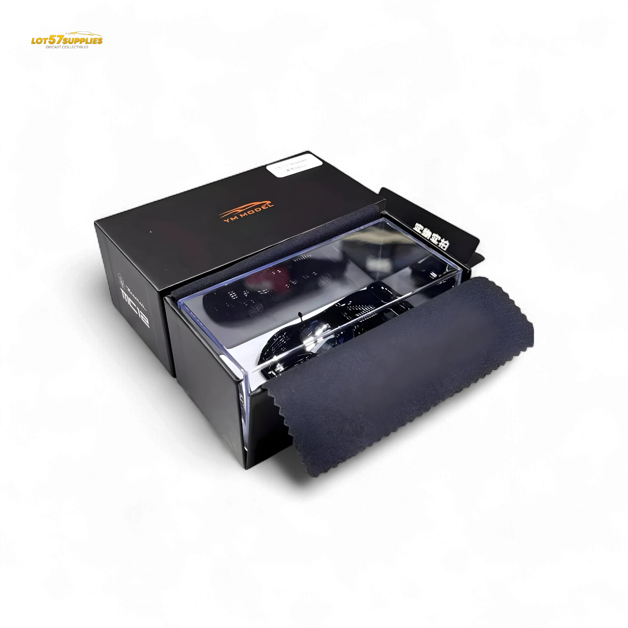 YM Model Maserati MC12 Stradale Corsa Black 1:64 - Image 8