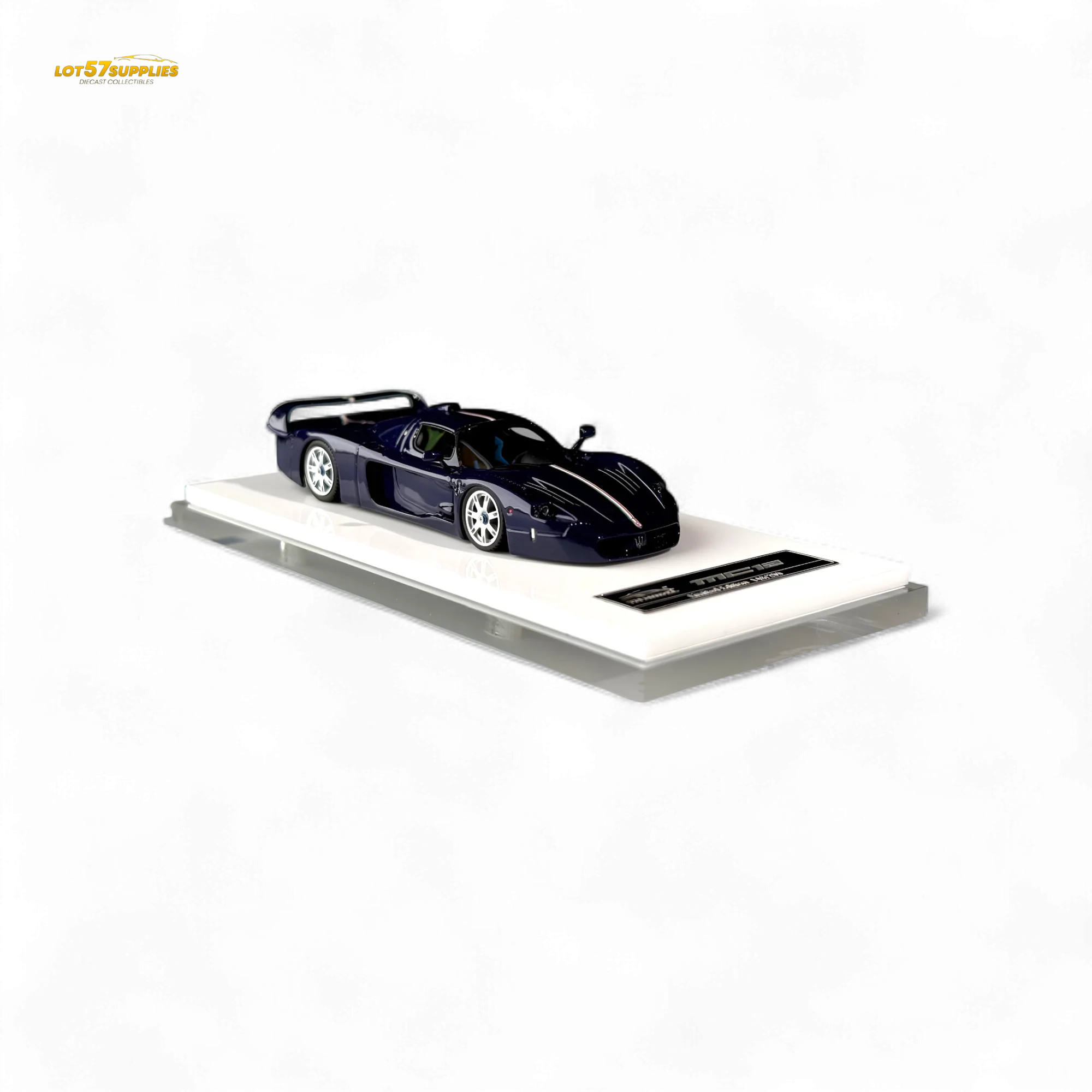 YM Model Maserati MC12 Stradale Corsa Blue Carbon 1:64 - Image 3