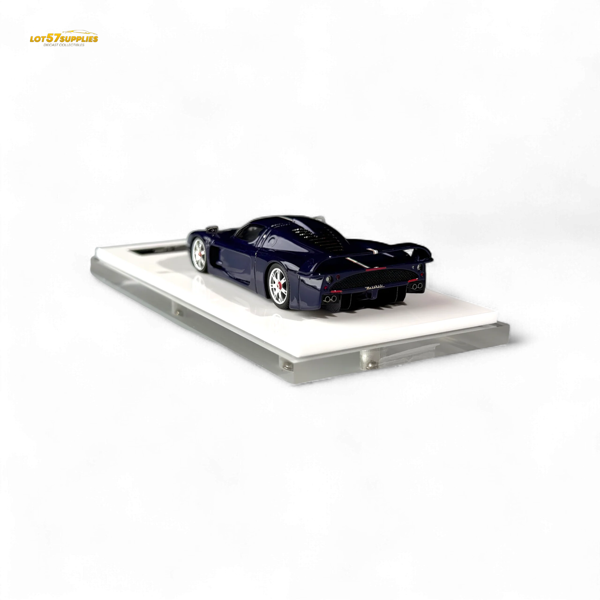 YM Model Maserati MC12 Stradale Corsa Blue Carbon 1:64 - Image 6