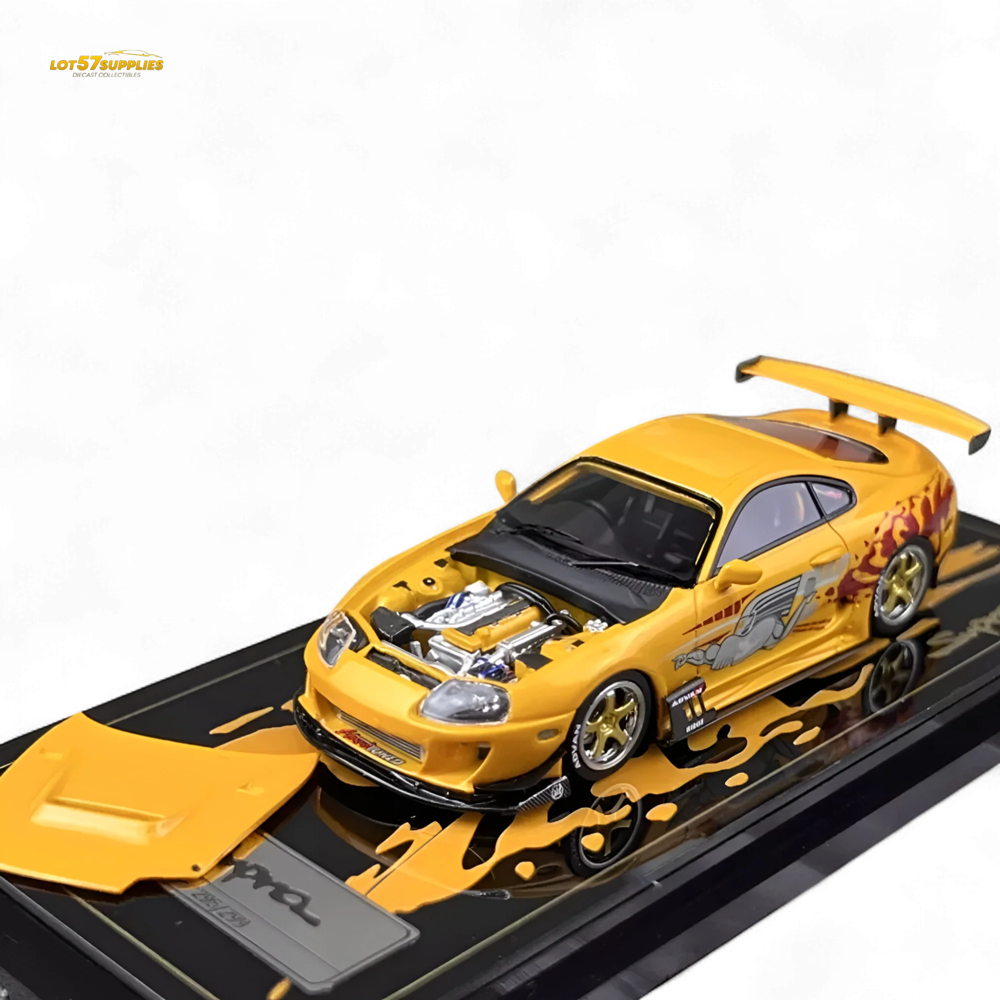 YM Model Toyota Supra JZA80 Paul Walker Tribute 1:64 - Image 2