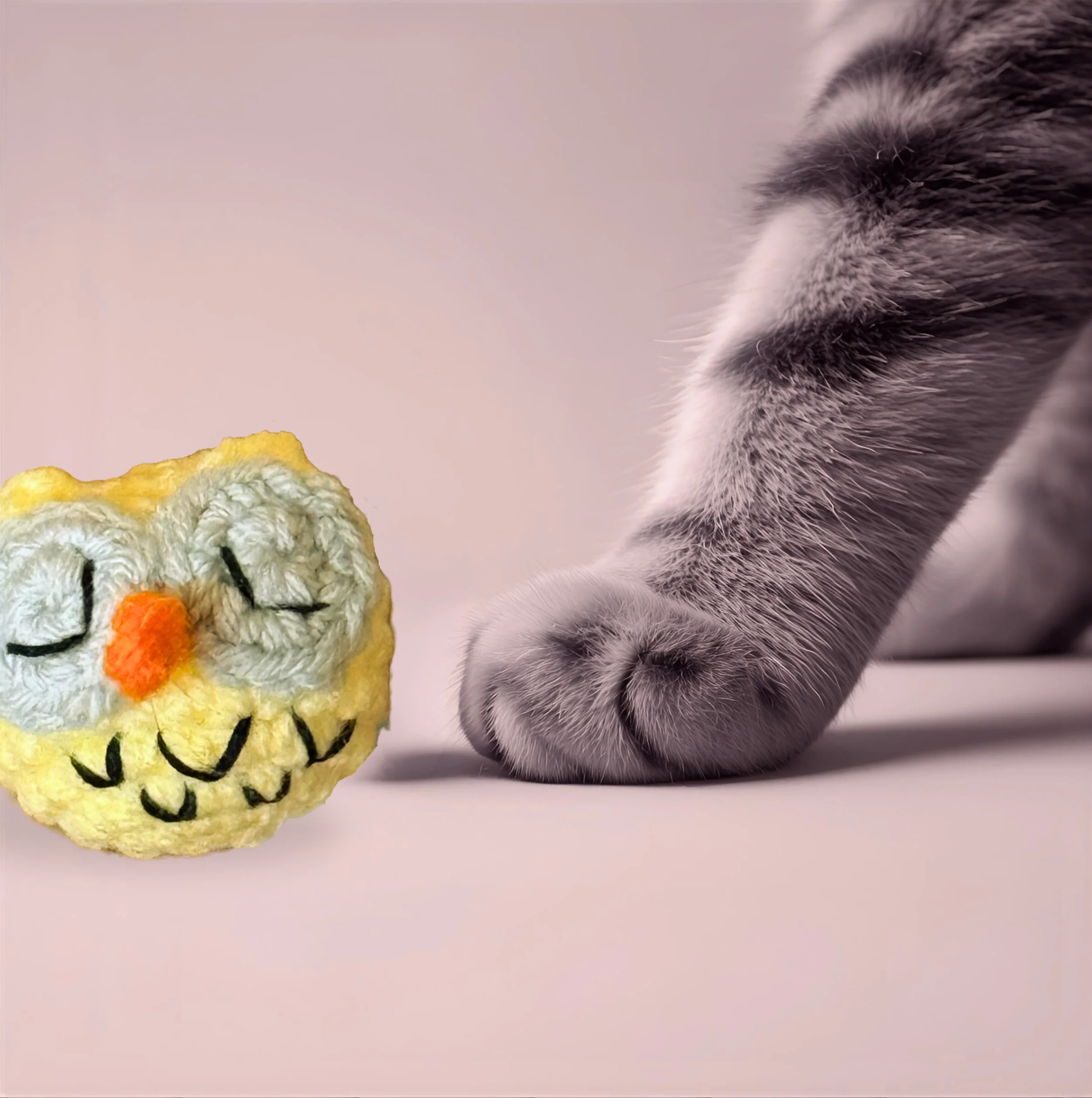 Yolk the owl | lightweight cat toy - Image 4