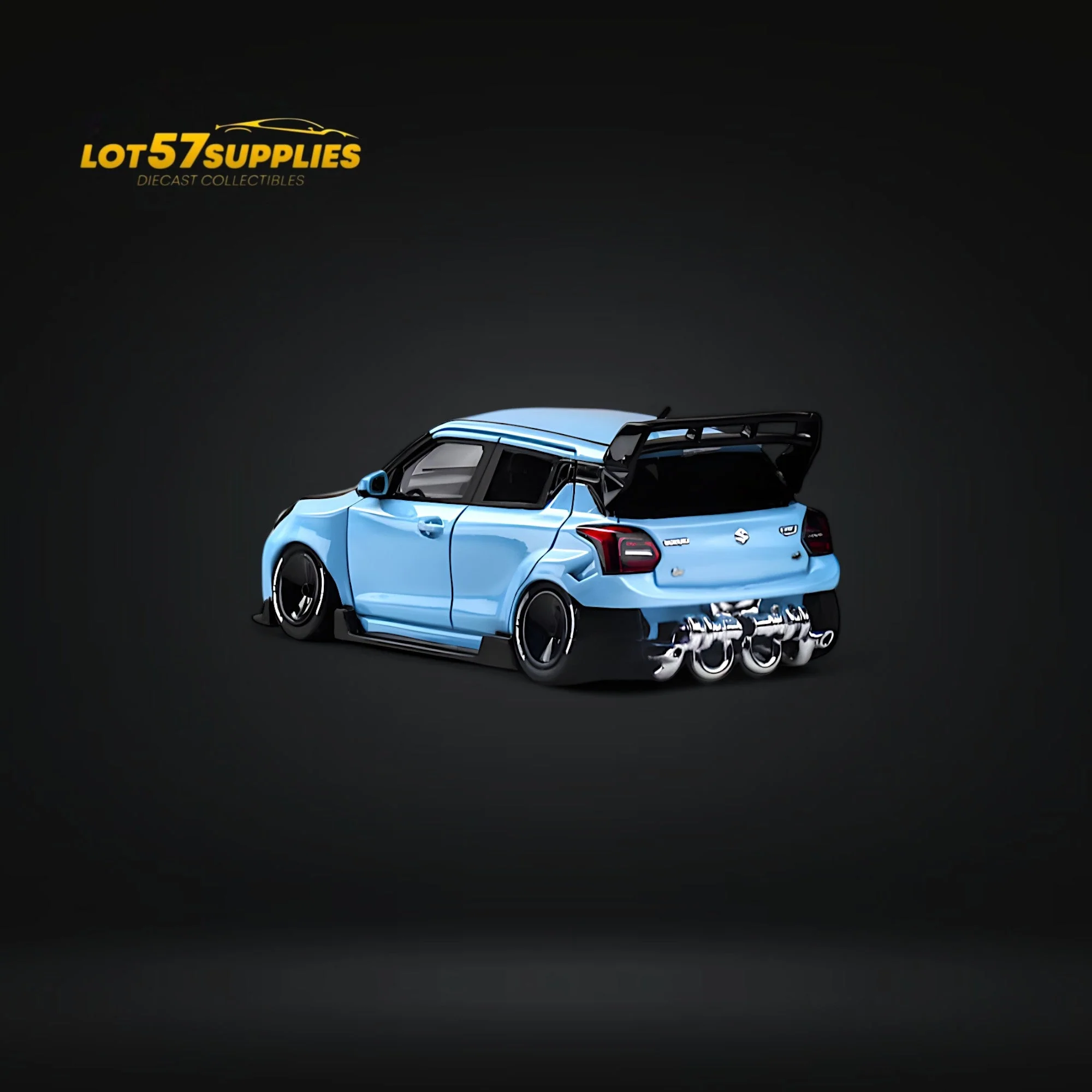 YTM Suzuki Swift 3rd Gen Zephyr Concept Sky Blue 1:64 - Image 2