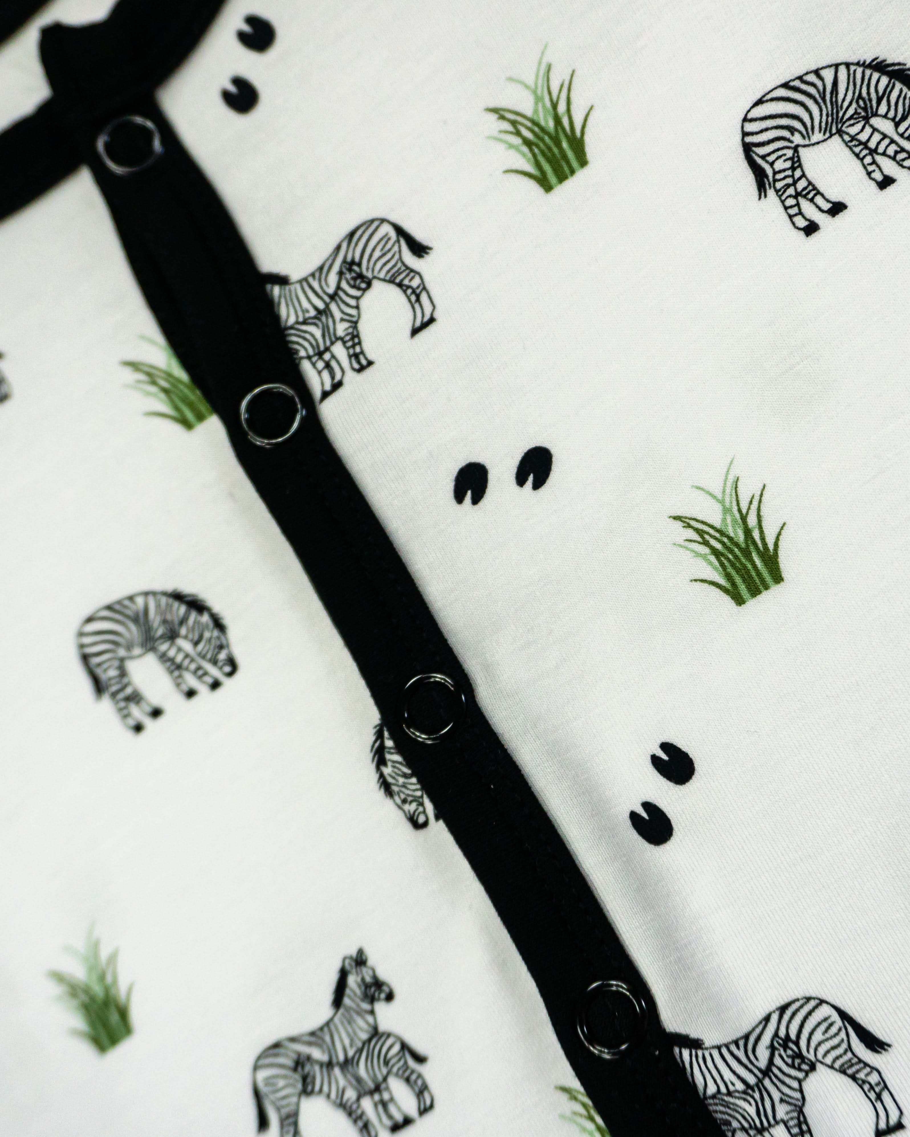 Zebra | Snap Romper - Image 2