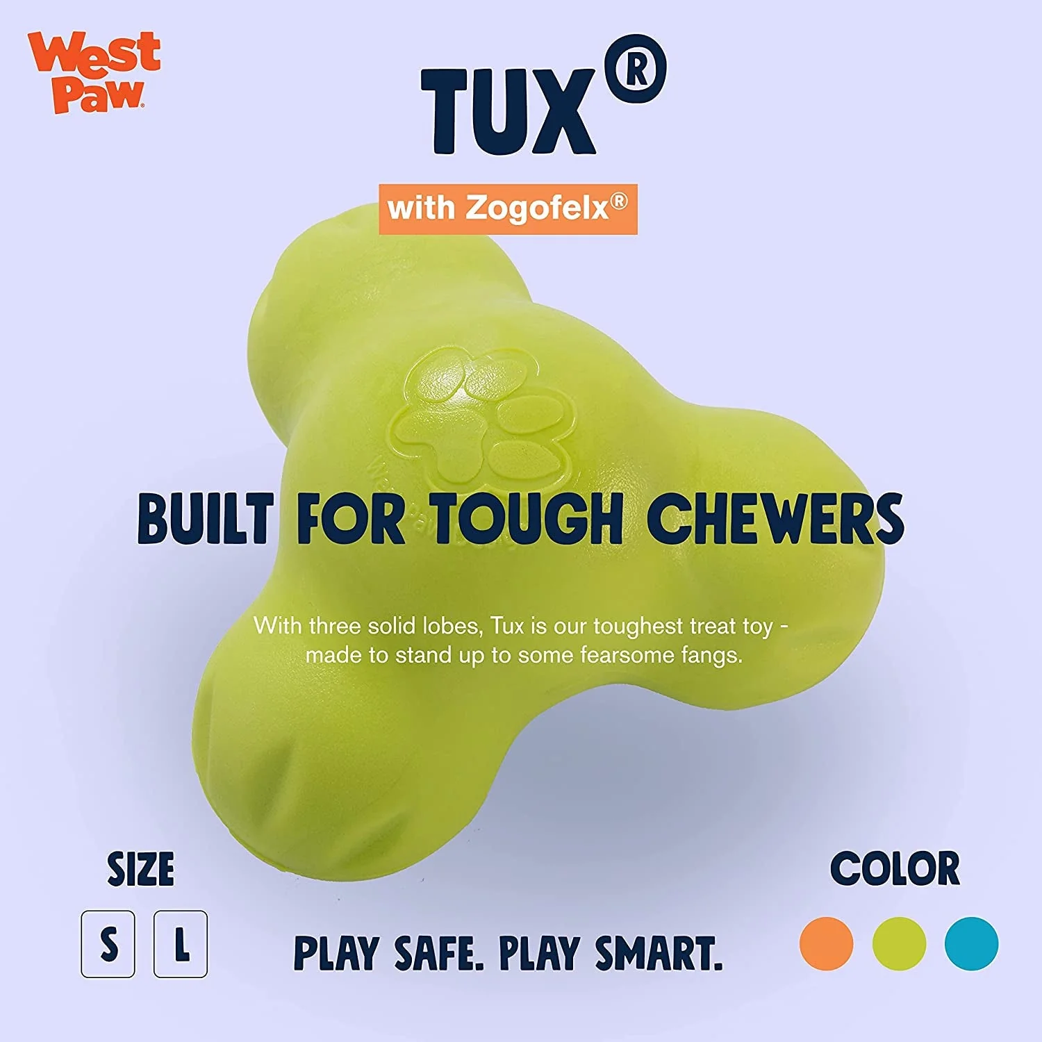 Zogoflex Tux Treat Dispensing Dog Chew Toy - Image 2