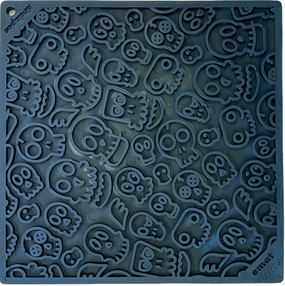Zombie eMat - Enrichment Lick Mat for Dogs and Cats | Halloween Skull Design | SodaPup - Image 2