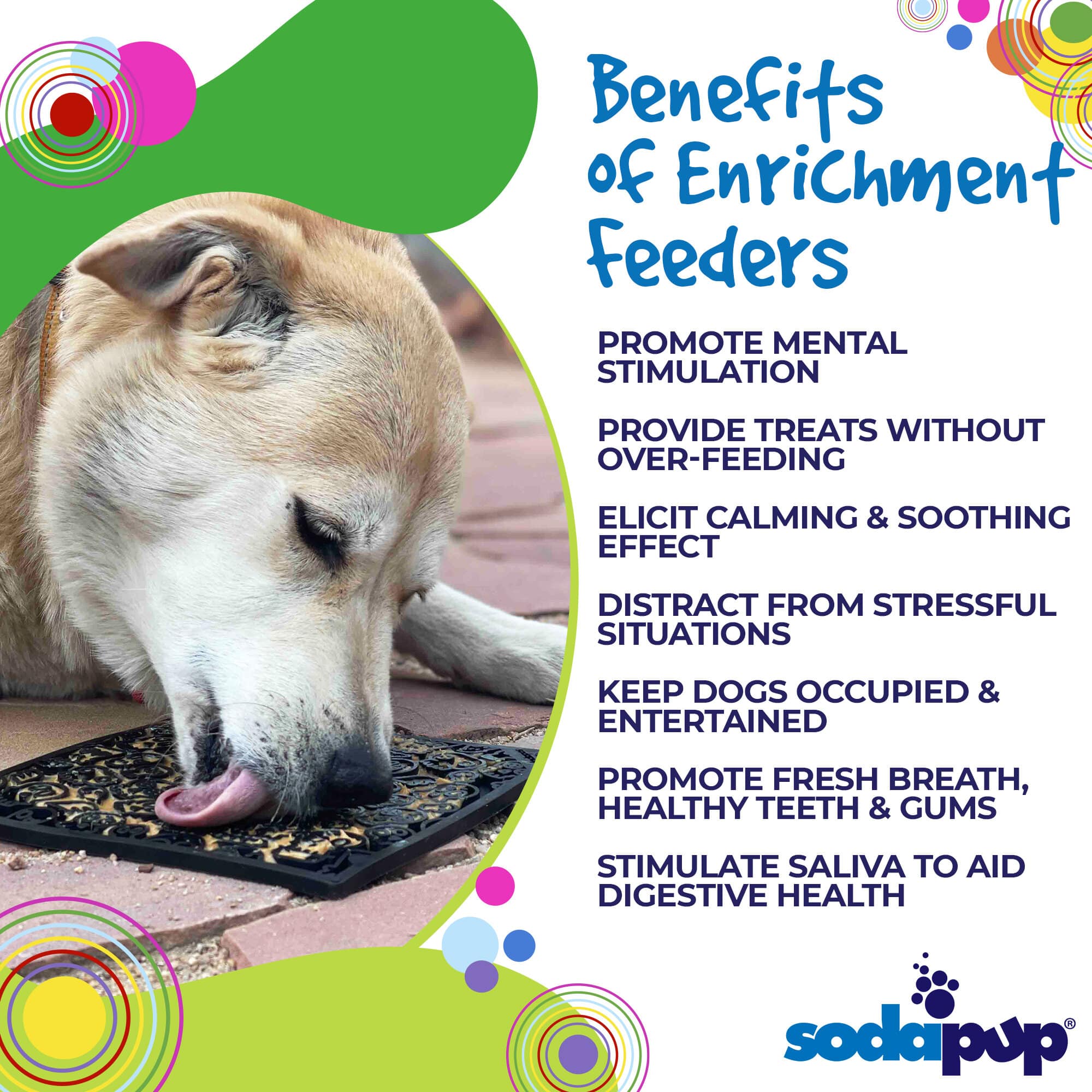 Zombie eMat - Enrichment Lick Mat for Dogs and Cats | Halloween Skull Design | SodaPup - Image 4