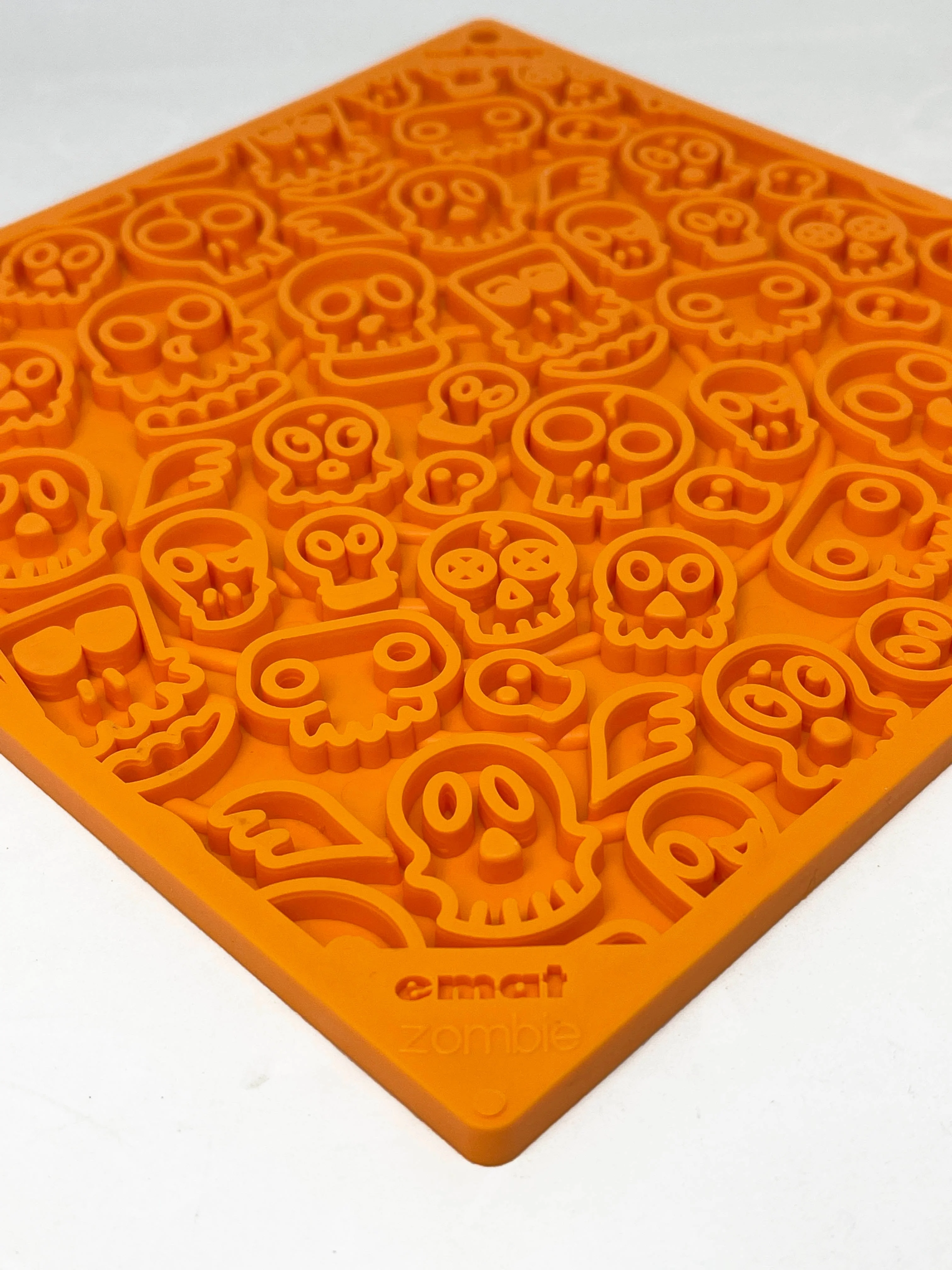 Zombie eMat - Enrichment Lick Mat for Dogs and Cats | Halloween Skull Design | SodaPup - Image 8