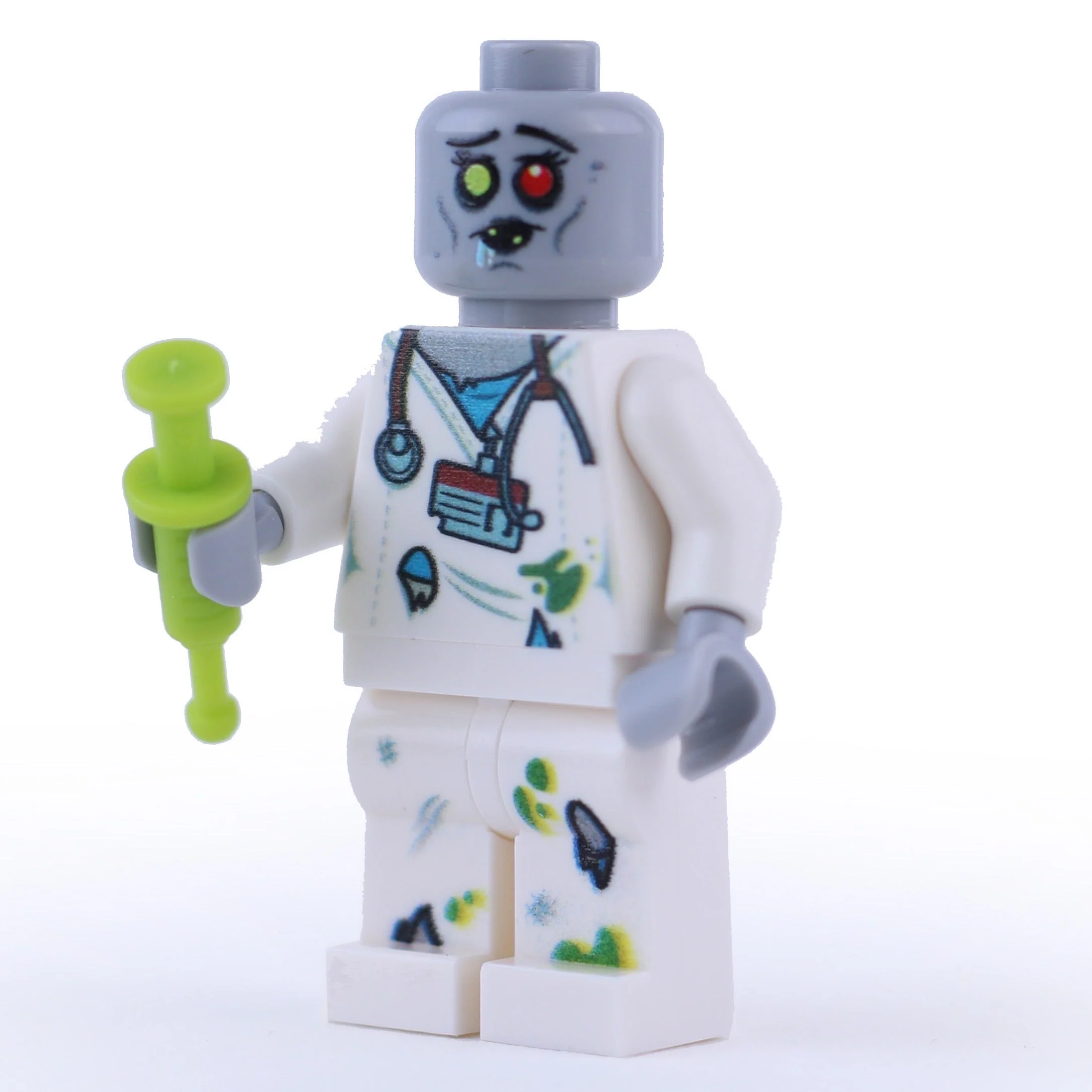 Zombie Nurse - Custom Minifig made using LEGO parts - Image 2