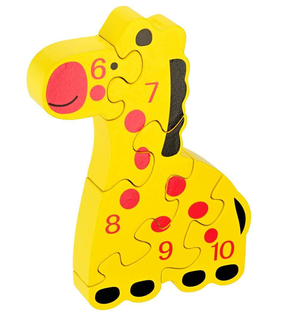 ZOO PUZZLE – Giraffe 3D Wood Chunky Puzzle - Image 2