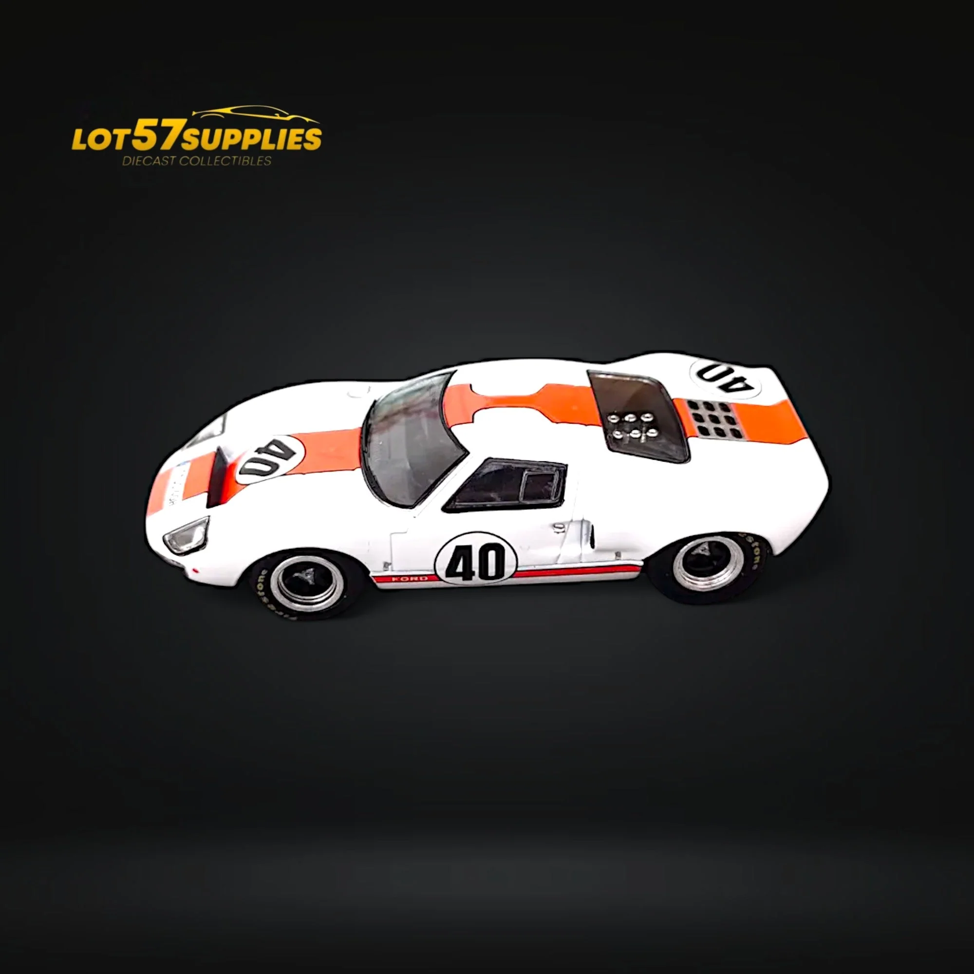 Zoom Ford GT40 MK1 Gulf Livery 1:64 - Image 2
