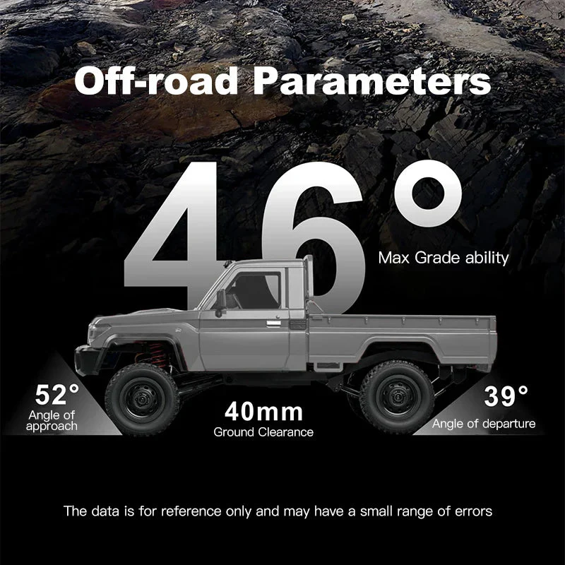 ZWN 1:12 Full Scale RC CAR MN82 Upgraded MN82 PRO Controllable Headlights 2.4G 4WD Off-Road Car Pick Up Truck Toy for Kids Gifts - Image 4